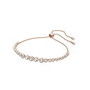 スワロフスキー アクセサリー 海外モデル SWAROVSKI Bracelet with White Crystal Details on a Rhodium-Finish Cuff Setting, Size M, Part of the Emily Collectionスワロフスキー アクセサリー 海外モデル