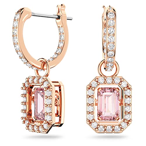 ե ꥫ ꡼ ֥ 襤 Swarovski Millenia Drop Earrings, Octagon Cut, Pink Crystal, Rose gold-tone Finishե ꥫ ꡼ ֥ 襤