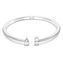 スワロフスキー アクセサリー 海外モデル Attract Cuff, White, Rhodium platedスワロフスキー アクセサリー 海外モデル