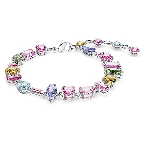 楽天angelicaスワロフスキー アメリカ アクセサリー ブランド かわいい SWAROVSKI Gema Soft Bracelet, Multicolored Crystals, Mixed Cuts, on Gold-Tone Finished Band, Part of the Gema Collectionスワロフスキー アメリカ アクセサリー ブランド かわいい