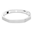 スワロフスキー アクセサリー 海外モデル SWAROVSKI Dextera Bangle Bracelet, Size M, Octagon Shape with White Crystal Pav? on Rhodium Finished Band, Part of the Dextera Collectionスワロフスキー アクセサリー 海外モデル