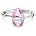 スワロフスキー アクセサリー 海外モデル SWAROVSKI Lucent bangle, Pink, Rhodium Finish, Smallスワロフスキー アクセサリー 海外モデル