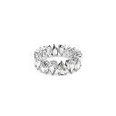 スワロフスキー アクセサリー 海外モデル Swarovski Vittore Ring, Pear-Shaped White Crystal Stones on a Rhodium Plated Setting, Size 7スワロフスキー アクセサリー 海外モデル