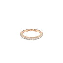 スワロフスキー アクセサリー 海外モデル SWAROVSKI Vittore Ring, Round Cut, Clear Crystals, Rose Gold-Tone Finish US Size: 7; EU Size: 55スワロフスキー アクセサリー 海外モデル