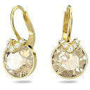 スワロフスキー アクセサリー 海外モデル SWAROVSKI Bella V Drop Pierced Earrings, Round Gold-Tone Crystals with Clear Pav? on a Gold-Tone Finished Setting, Part of the Swarovski Bella Collectionスワロフスキー アクセサリー 海外モデル
