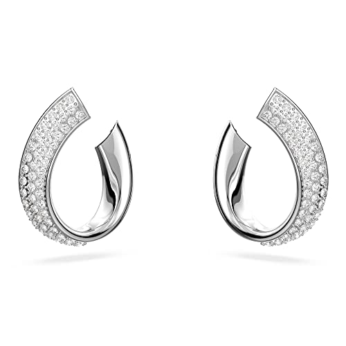 ե ꥫ ꡼ ֥ 襤 Swarovski Exist Mini Hoop Earrings, Small, White, Rhodium Finishե ꥫ ꡼ ֥ 襤