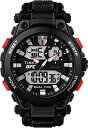 腕時計 タイメックス メンズ Timex UFC Men's Impact 50mm Watch - Black Strap Black Dial Black ...