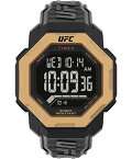 腕時計 タイメックス メンズ Timex UFC Men's Knockout 48mm Watch - Black Strap Digital Dial Black Case腕時計 タイメックス メンズ