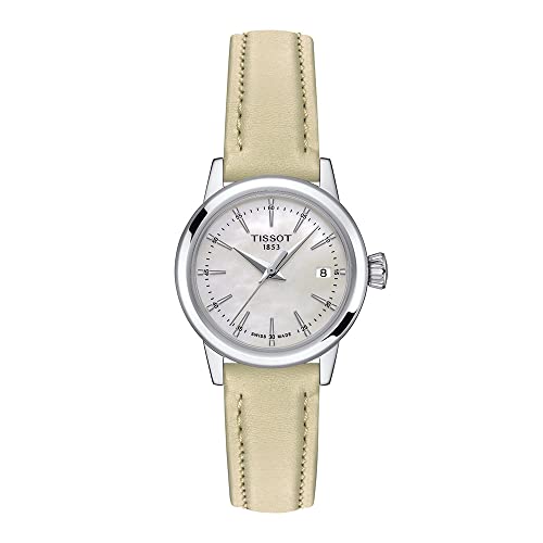 ティソ 腕時計 ティソ レディース Tissot Womens Classic Dream Lady 316L Stainless Steel case Quartz Watch, Beige, Leather, 14 (T1292101611100)腕時計 ティソ レディース