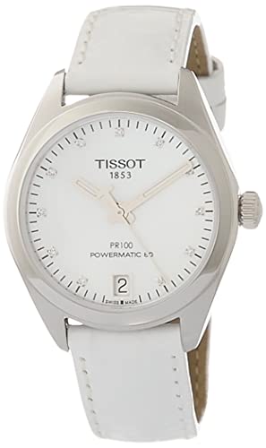 ティソ 腕時計 ティソ レディース Tissot Womens PR 100 Auto Lady Swiss Automatic Watch, White, Leather,16 (T1012071611600)腕時計 ティソ レディース