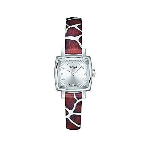 ティソ 腕時計 ティソ レディース Tissot Womens Lovely 316L Stainless Steel case Swiss Quartz Watch, White,Brown, Synthetic, 9 (T0581091703600)腕時計 ティソ レディース