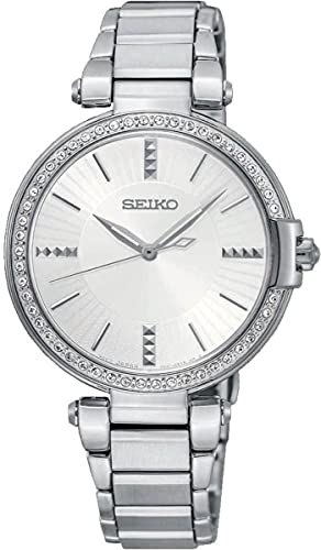 楽天angelica腕時計 セイコー レディース Seiko Women's 32mm Steel Bracelet & Case Hardlex Crystal Quartz Silver-Tone Dial Analog Watch SRZ515P1腕時計 セイコー レディース