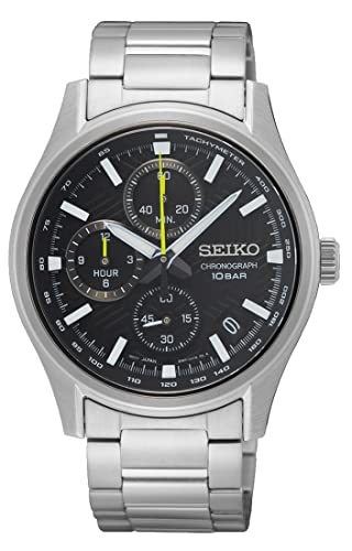 腕時計 セイコー メンズ Seiko SSB419P1 Men 039 s Dress Chrono Silver Stainless Steel Watch腕時計 セイコー メンズ