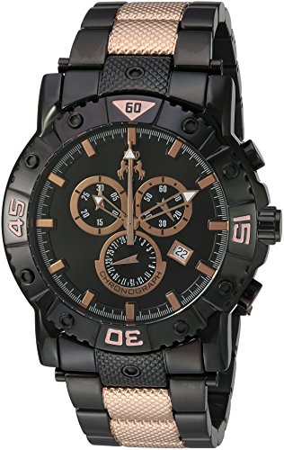 腕時計 セイコー メンズ Jivago Men's Titan Stainless Steel Swiss-Quartz Watch with Stainless-Steel Strap, Two Tone, 25 (Model: JV9127XL)腕時計 セイコー メンズ