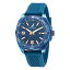 腕時計 ノーティカ メンズ Nautica Men's Tin Can Bay Blue Silicone Strap Watch (Model: NAPTCF201)腕時計 ノーティカ メンズ