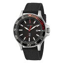 rv m[eBJ Y Nautica N83 Men's N83 Cocoa Beach Black Recycled Cotton Canvas Strap Watch(Model: NAPCBF201)rv m[eBJ Y