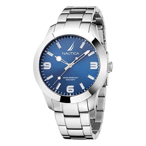 ӻ Ρƥ  Nautica Men's Pacific Beach Stainless Steel Bracelet Watch (Model: NAPPBF202)ӻ Ρƥ 