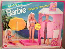 バービー バービー人形 1992 Glitter Beach Barbie Beach Shower Playsetバービー バービー人形