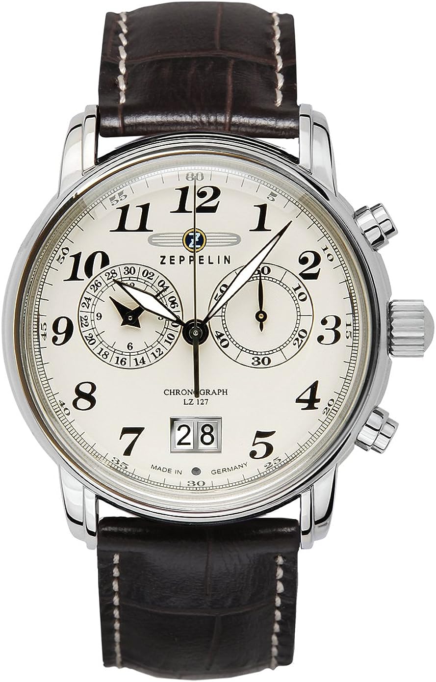 ツェッペリン 腕時計 ツェッペリン メンズ ゼッペリン ドイツ 76845 Zeppelin Men's Chronograph Quartz Watch with Leather Strap ? 76845腕時計 ツェッペリン メンズ ゼッペリン ドイツ 76845