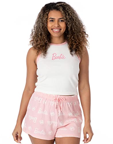 バービー バービー人形 Barbie Ladies Pyjama Set | Womens Ribb ...