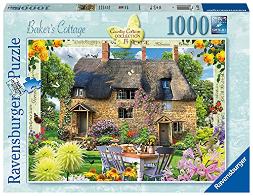 WO\[pY CO AJ Ravensburger Country Cottage No.14 - Baker's Cottage 1000 Piece Jigsaw Puzzles for Adults & Kids Age 12 Years UpWO\[pY CO AJ