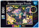 ジグソーパズル 海外製 アメリカ Ravensburger Fairy Garden Glow in The Dark 100 Piece Jigsaw Puz...