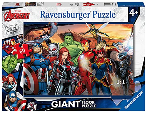 ジグソーパズル 海外製 アメリカ Ravensburger Marvel Avengers 60 Piece Giant Floor Jigsaw Puzzle for Kids Age 4 Yearsジグソーパズル 海外製 アメリカ