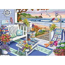ジグソーパズル 海外製 アメリカ Ravensburger Cozy Series: Seaside Sunshine 300 Piece Large Form...