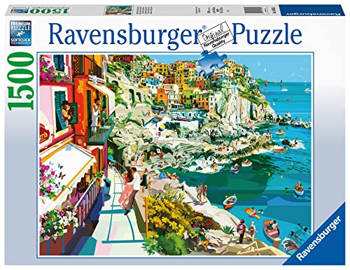 ジグソーパズル 海外製 アメリカ Ravensburger Romance in Cinque Terre 1500 Piece Jigsaw Puzzle for Adults - 16953 - Every Piece is Unique, Softclick Technology Means Pieces Fit Together Perfectlyジグソーパズル 海外製 アメリカ