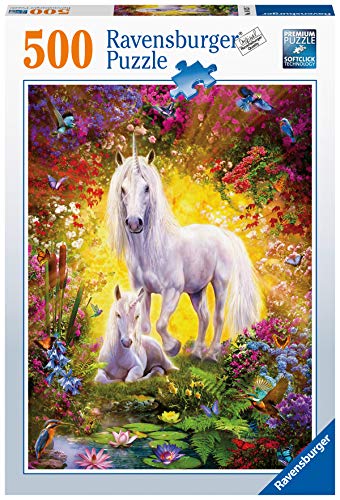 ジグソーパズル 海外製 アメリカ Puzzle Ravensburger - Unicorn with Foal, 500 piese (14825)ジグソーパズル 海外製 アメリカ