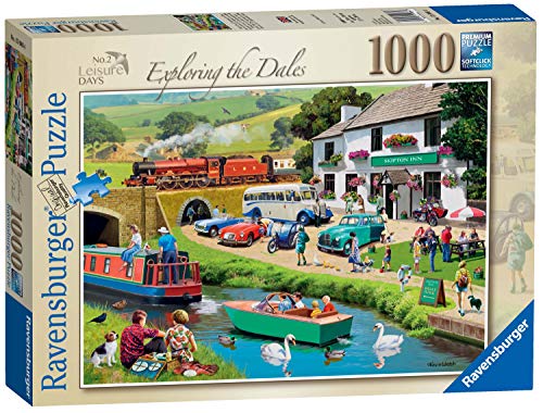 ジグソーパズル 海外製 アメリカ Ravensburger Leisure Days No.2 ? Exploring The Dales, 1000pc Jigsaw Puzzleジグソーパズル 海外製 アメリカ