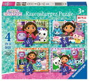 ジグソーパズル 海外製 アメリカ Ravensburger 3143 Gabby’s Dollhouse Jigsaw Puzzles for Kids Age 3 Years Up-4 in a Box (12, 16, 20, 24 Pieces) -Educational Toys for Toddlersジグソーパズル 海外製 アメリカ