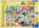 ジグソーパズル 海外製 アメリカ Ravensburger Garden Visitors 500 Piece Jigsaw Puzzle for Adults & Kids Age 10 Years Upジグソーパズル 海外製 アメリカ