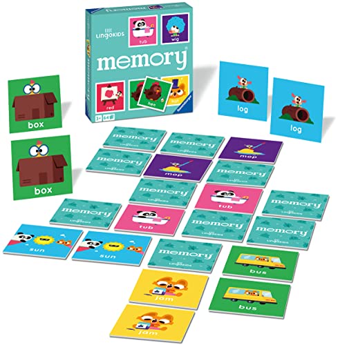 ѥ  ꥫ Ravensburger Lingokids Memory for Kids Ages 3 and Up ? A Fun & Fast Picture Matching Gameѥ  ꥫ