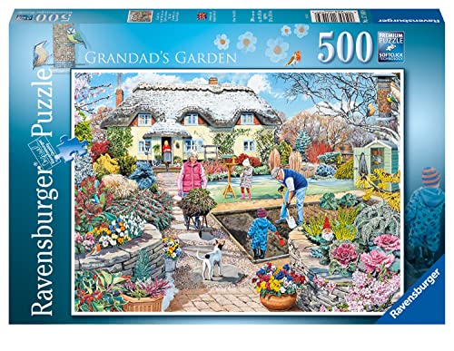 ѥ  ꥫ Ravensburger Grandads Garden 500 Piece Jigsaw Puzzle for Adults & Kids Age 10 Years Upѥ  ꥫ