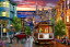 ѥ  ꥫ Vermont Christmas Company San Francisco Evening Jigsaw Puzzle 100 Piece, Large Pieces Perfect for Kids and Seniorsѥ  ꥫ