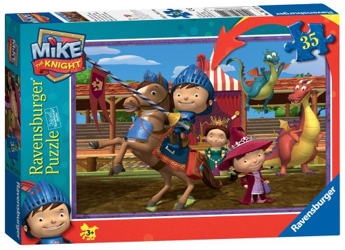 ジグソーパズル 海外製 アメリカ Ravensburger Mike The Knight: Mike's Adventures Puzzle, 35 Piece Jigsaw Puzzle for Kids ? Every Piece is Unique, Pieces Fit Together Perfectlyジグソーパズル 海外製 アメリカ