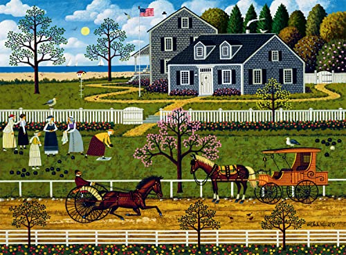 ジグソーパズル 海外製 アメリカ Buffalo Games - Charles Wysocki - The Boccie Ladies of Martha's...