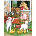 ジグソーパズル 海外製 アメリカ Bits and Pieces - 200 Piece Large Piece Family Jigsaw Puzzle for Adults Kids - 15 x 19 - Barnyard Buddies - 200 pc Farm Animals Sheep Pigs Horses Jigsaw by Lorraine Ryanジグソーパズル 海外製 アメリカ