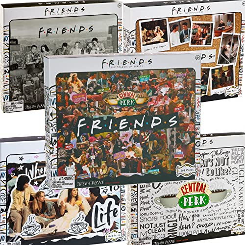 ѥ  ꥫ Friends Puzzle for Adults Bundle - 5 Friends TV Show Cool Puzzles for Adults 1000 Pieceѥ  ꥫ