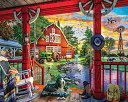 ジグソーパズル 海外製 アメリカ White Mountain Farm Porch 1000 Piece Country Puzzles Spring Jigsaw Puzzle for Adults and Familyジグソーパズル 海外製 アメリカ