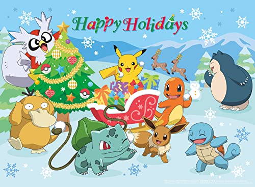 ジグソーパズル 海外製 アメリカ Buffalo Games - Pokemon - Happy Holidays - 100 Piece Jigsaw Puzzle for Families Challenging Puzzle Perfect for Family Time - 100 Piece Finished Size is 15.00 x 11.00ジグソーパズル 海外製 アメリカ