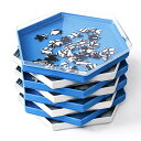 ジグソーパズル 海外製 アメリカ Becko Stackable Puzzle Sorting Trays Jigsaw Puzzle Sorters with Lid Puzzle Accessory for Puzzles Up to 1500 Pieces, 8 Hexagonal Trays in White & Blueジグソーパズル 海外製 アメリカ