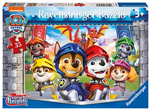 ジグソーパズル 海外製 アメリカ Ravensburger Paw Patrol Knights Dragons 35 Piece Jigsaw Puzzle for Kids Age 3 Years Up - Educational Toddler Toysジグソーパズル 海外製 アメリカ