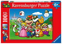 ジグソーパズル 海外製 アメリカ Ravensburger Super Mario - 100 Piece Jigsaw Puzzles for Kids Age 6 Years Up - Extra Large Piecesジグソーパズル 海外製 アメリカ