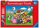 ジグソーパズル 海外製 アメリカ Ravensburger Super Mario - 100 Piece Jigsaw Puzzles for Kids Age 6 Years Up - Extra Large Piecesジグソーパズル 海外製 アメリカ