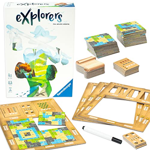 ѥ  ꥫ Ravensburger Explorers ? an Easy to Learn Flip and Write Strategy Game for Ages 8 and Upѥ  ꥫ