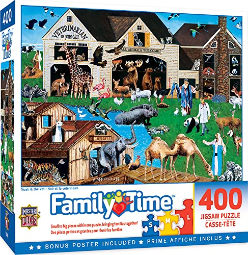 ジグソーパズル 海外製 アメリカ Masterpieces 400 Piece Jigsaw Puzzle for Adults, Family, Or Kids - Noah & The Vet - 18"x24"ジグソーパズル 海外製 アメリカ