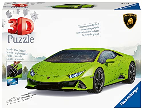ѥ  ꥫ Ravensburger 3D Puzzle 11559 Lamborghini Hurac?n EVO - Verde - The Super Sports Car as 3D Puzzle Carѥ  ꥫ