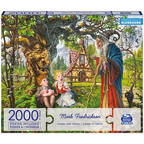 ジグソーパズル 海外製 アメリカ Spin Master Puzzles, Hansel and Gretel 2000-Piece Jigsaw Puzzle Artist Mark Fredrickson Fairytale Funny Cartoon with Poster, for Adults & Kids Ages 12+ジグソーパズル 海外製 アメリカ